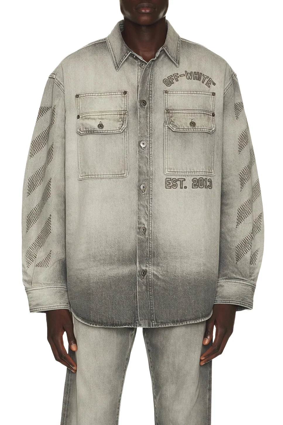 Off-White Denim Military Overshirt