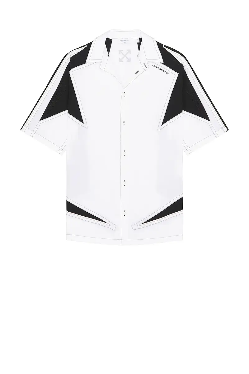 Off-White Race Logo Star Bowling Shirt | Thumbnail 5