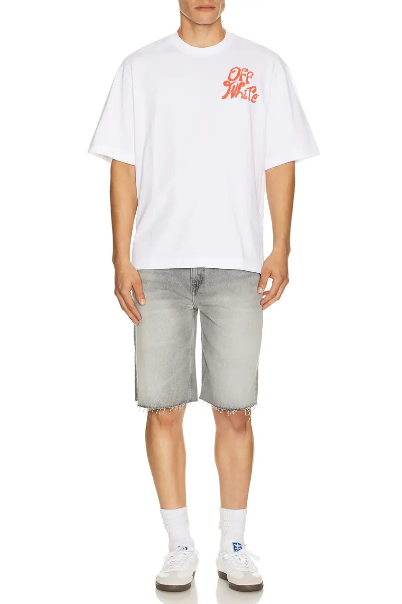 Off-White Grass Ink Logo Skate Tee | Thumbnail 3