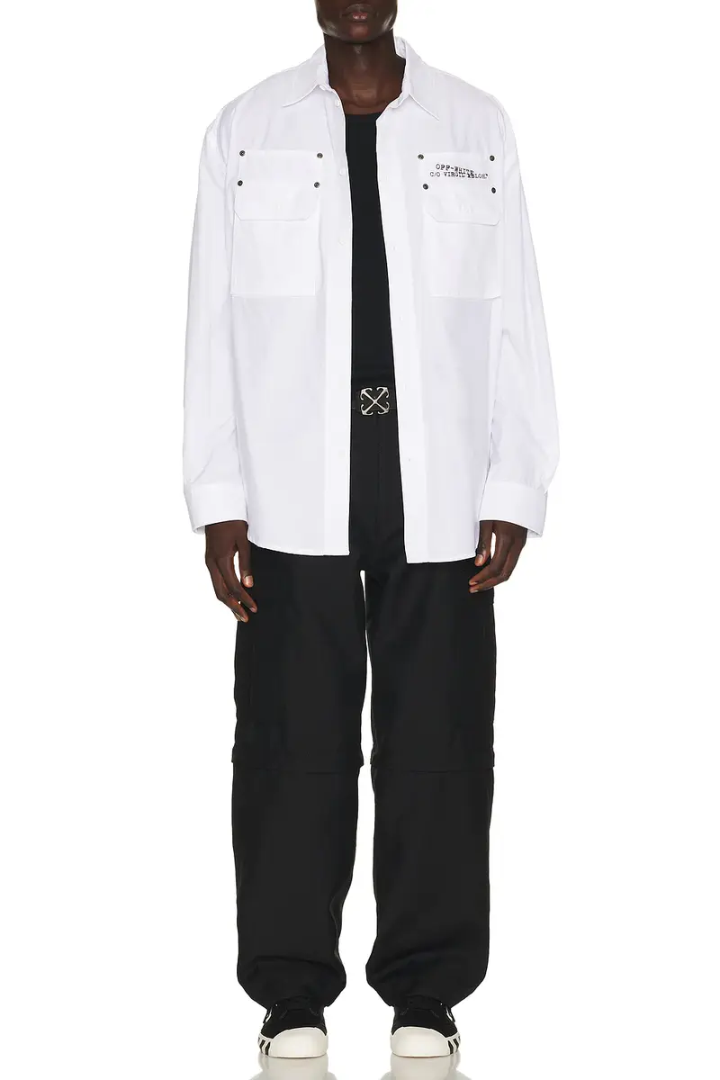 Off-White Type Arrow Overshirt | Thumbnail 3 Off-White Type Arrow Overshirt | Thumbnail 3