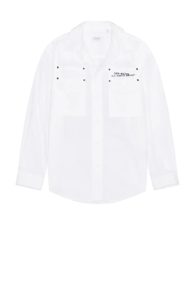 Off-White Type Arrow Overshirt | Thumbnail 4 Off-White Type Arrow Overshirt | Thumbnail 4