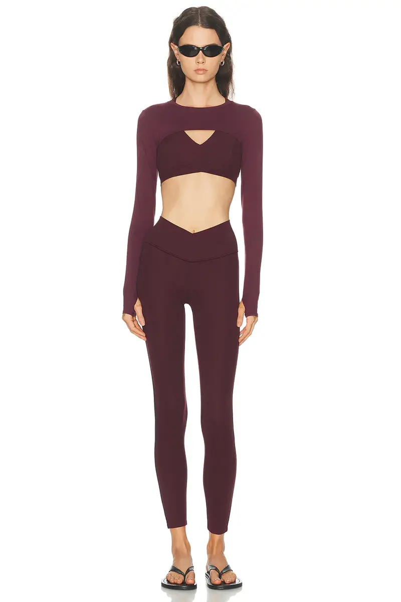 Splits59 Mia Rigor Legging W/ Stripe | Thumbnail 5 Splits59 Mia Rigor Legging W/ Stripe | Thumbnail 5