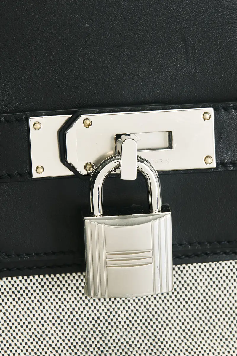 HERMÈS Hermes Evercalf Toile Cargo Haut A Courroies Birkin 40 Handbag | Thumbnail 6