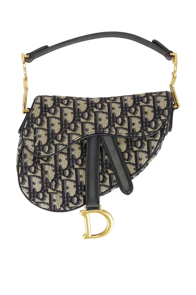 Dior Dior Trotter Oblique Mini Saddle Bag