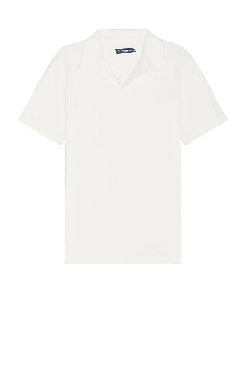Frescobol Carioca Faustino Terry Cotton Blend Short Sleeve Polo | Thumbnail 2