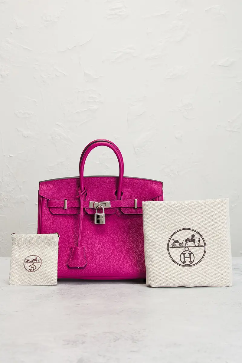 HERMÈS Hermes Togo Birkin 25 Handbag | Thumbnail 9
