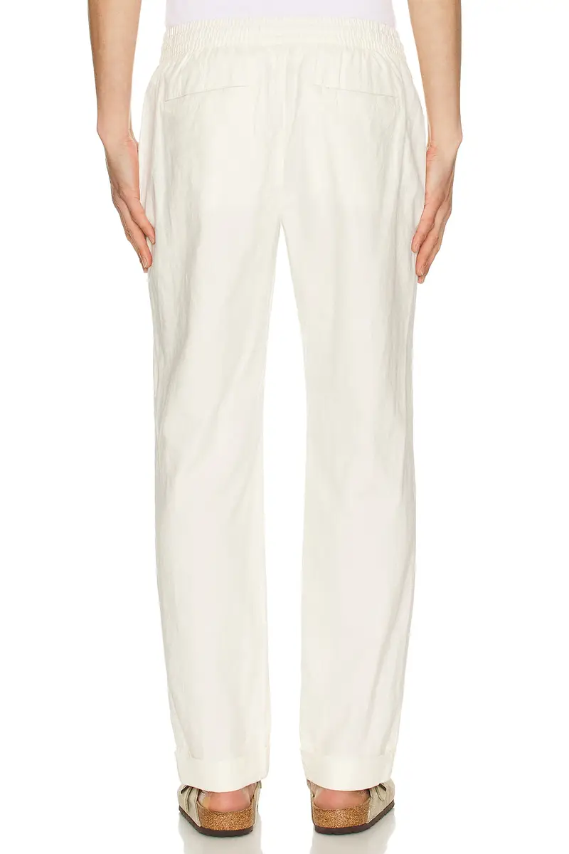 Onia Linen Cotton Stretch Cuff Pant | Thumbnail 3 Onia Linen Cotton Stretch Cuff Pant | Thumbnail 3