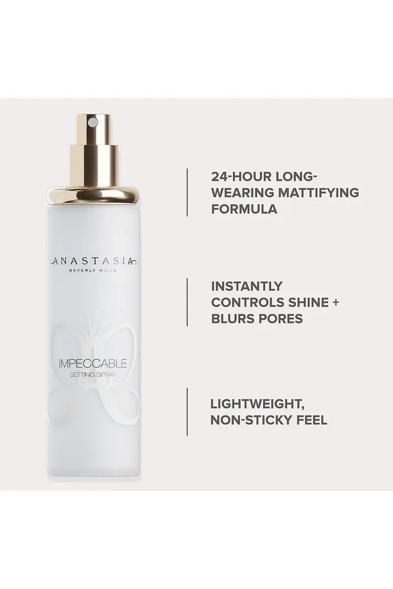 Anastasia Beverly Hills Impeccable 24HR Blurring Matte Setting Spray | Thumbnail 2 Anastasia Beverly Hills Impeccable 24HR Blurring Matte Setting Spray | Thumbnail 2