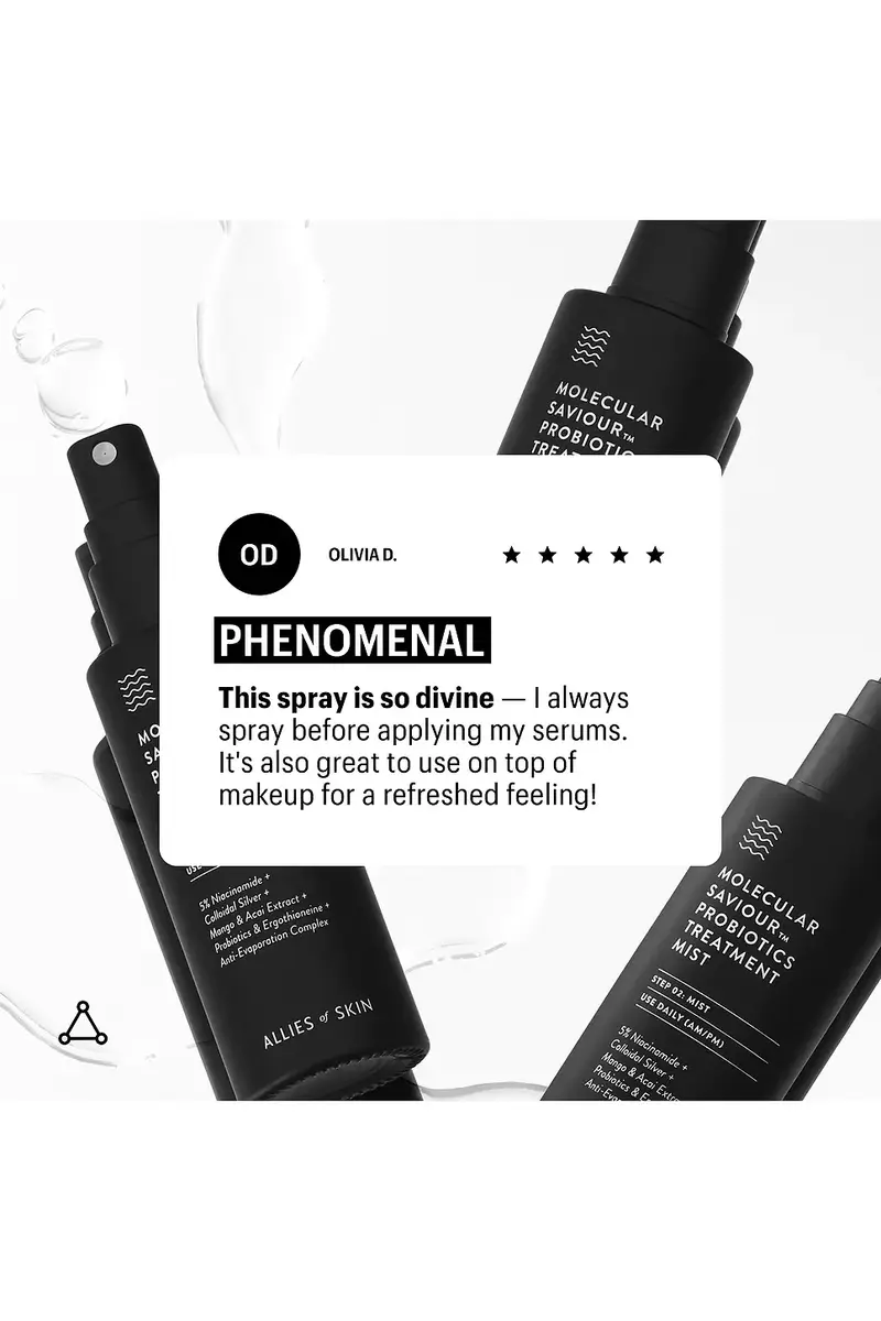 Allies of Skin Molecular Saviour Probiotics Treatment Mist | Thumbnail 7 Allies of Skin Molecular Saviour Probiotics Treatment Mist | Thumbnail 7