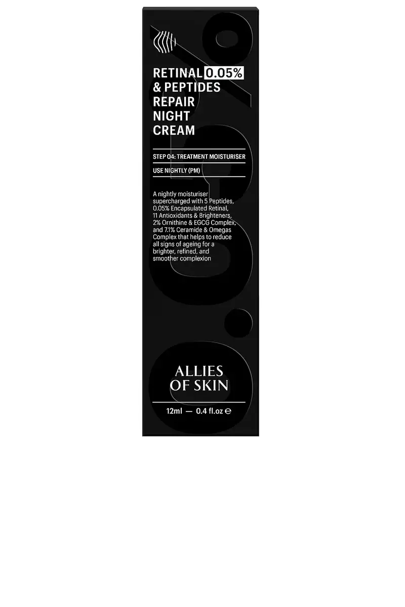 Allies of Skin Retinal & Peptides Repair Night Cream 12ml | Thumbnail 2 Allies of Skin Retinal & Peptides Repair Night Cream 12ml | Thumbnail 2