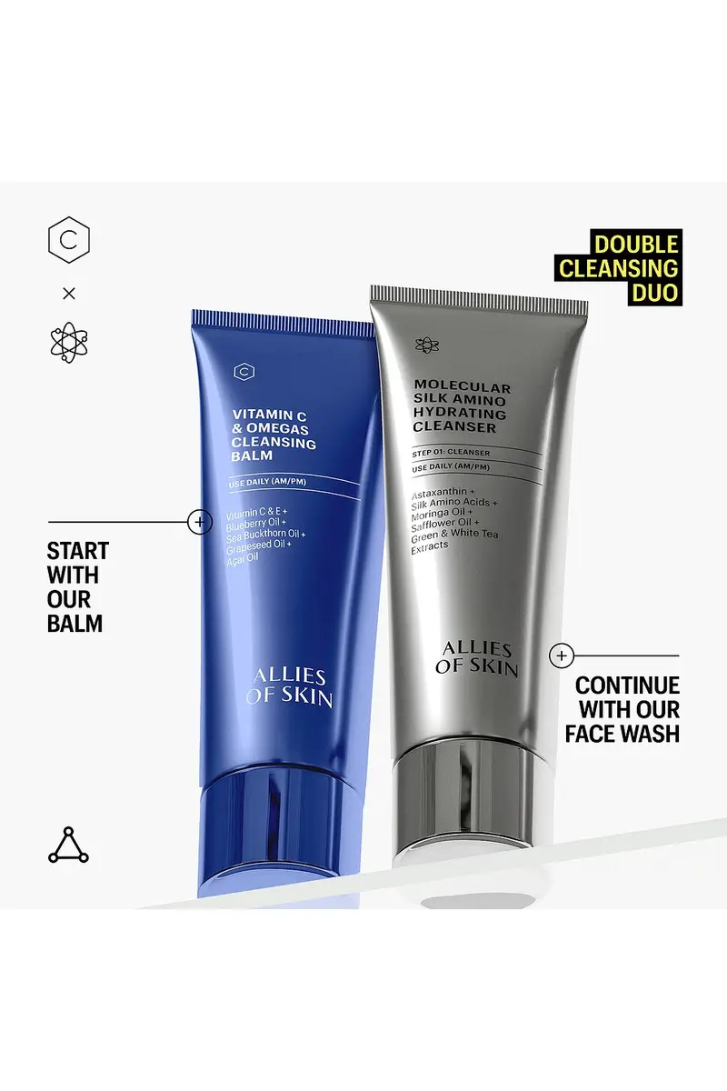 Allies of Skin Vitamin C & Omegas Cleansing Balm | Thumbnail 3 Allies of Skin Vitamin C & Omegas Cleansing Balm | Thumbnail 3