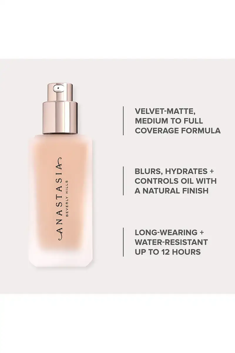 Anastasia Beverly Hills Impeccable Blurring Second Skin Matte Foundation | Thumbnail 5 Anastasia Beverly Hills Impeccable Blurring Second Skin Matte Foundation | Thumbnail 5