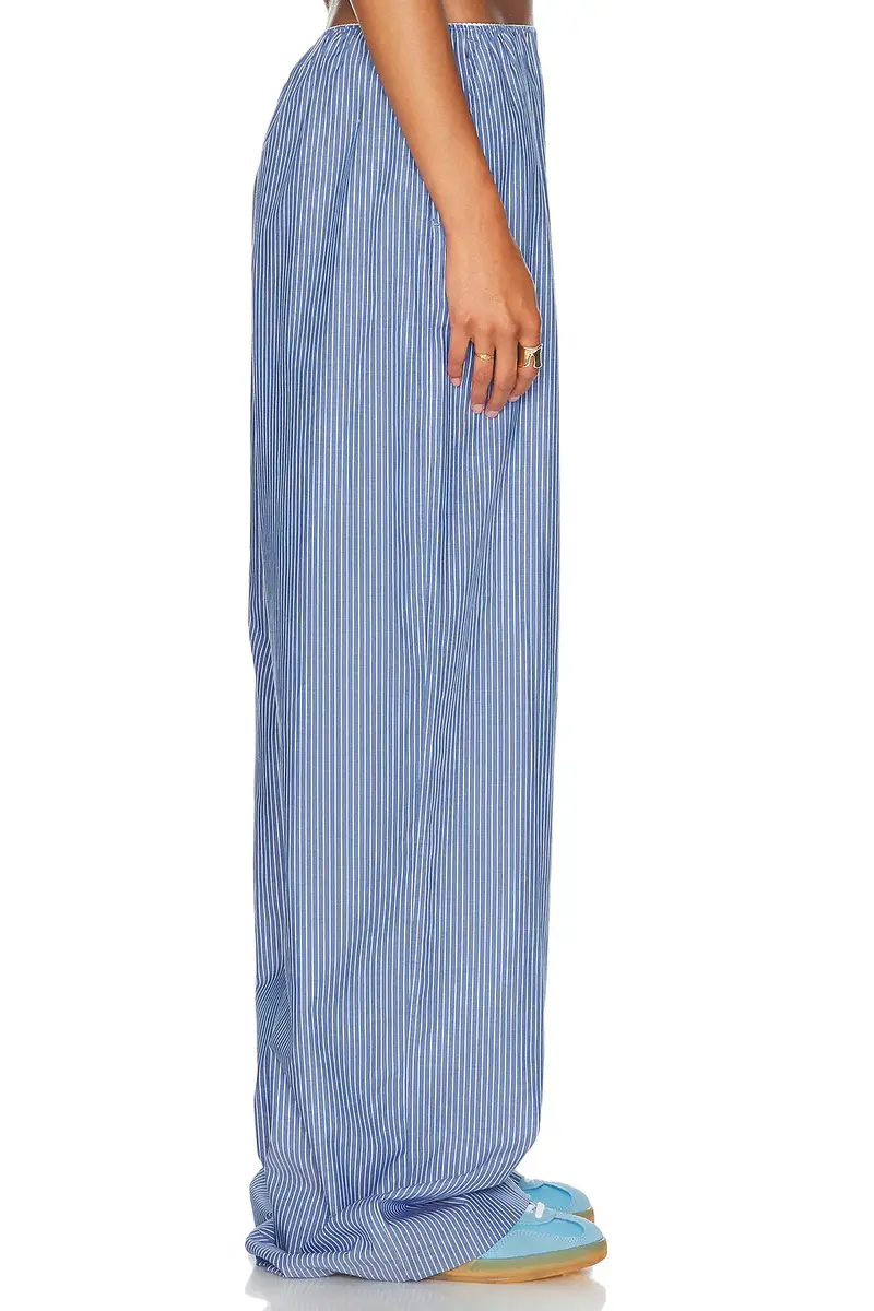 Helsa Pinstripe Poplin House Pants | Thumbnail 3