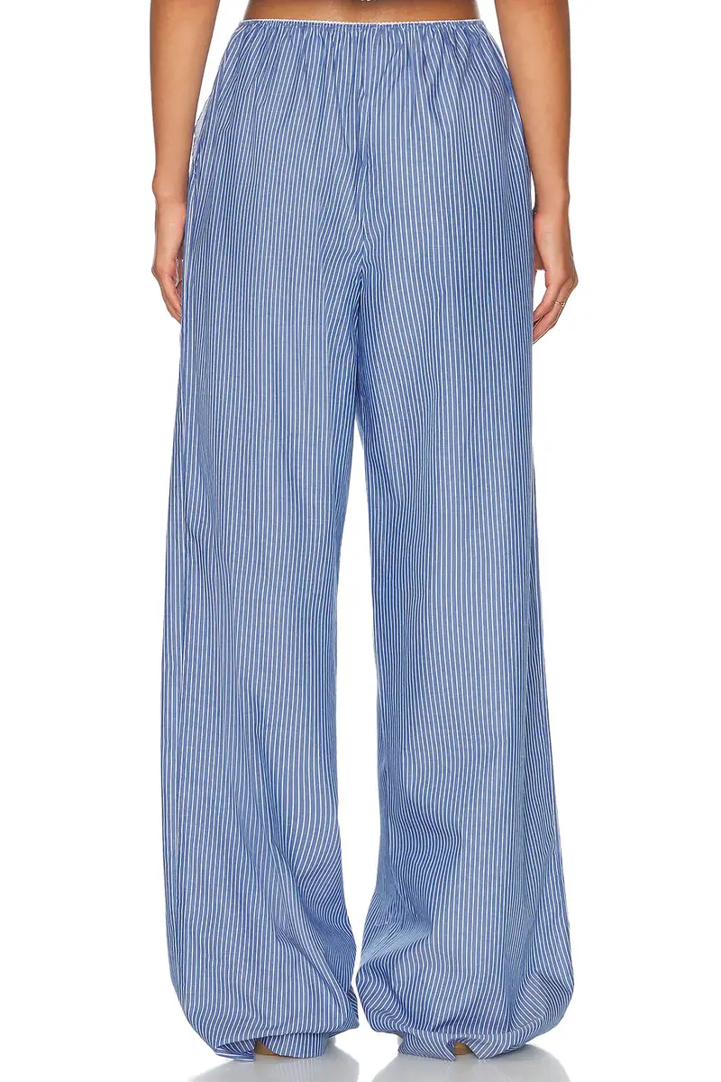 Helsa Pinstripe Poplin House Pants | Thumbnail 4
