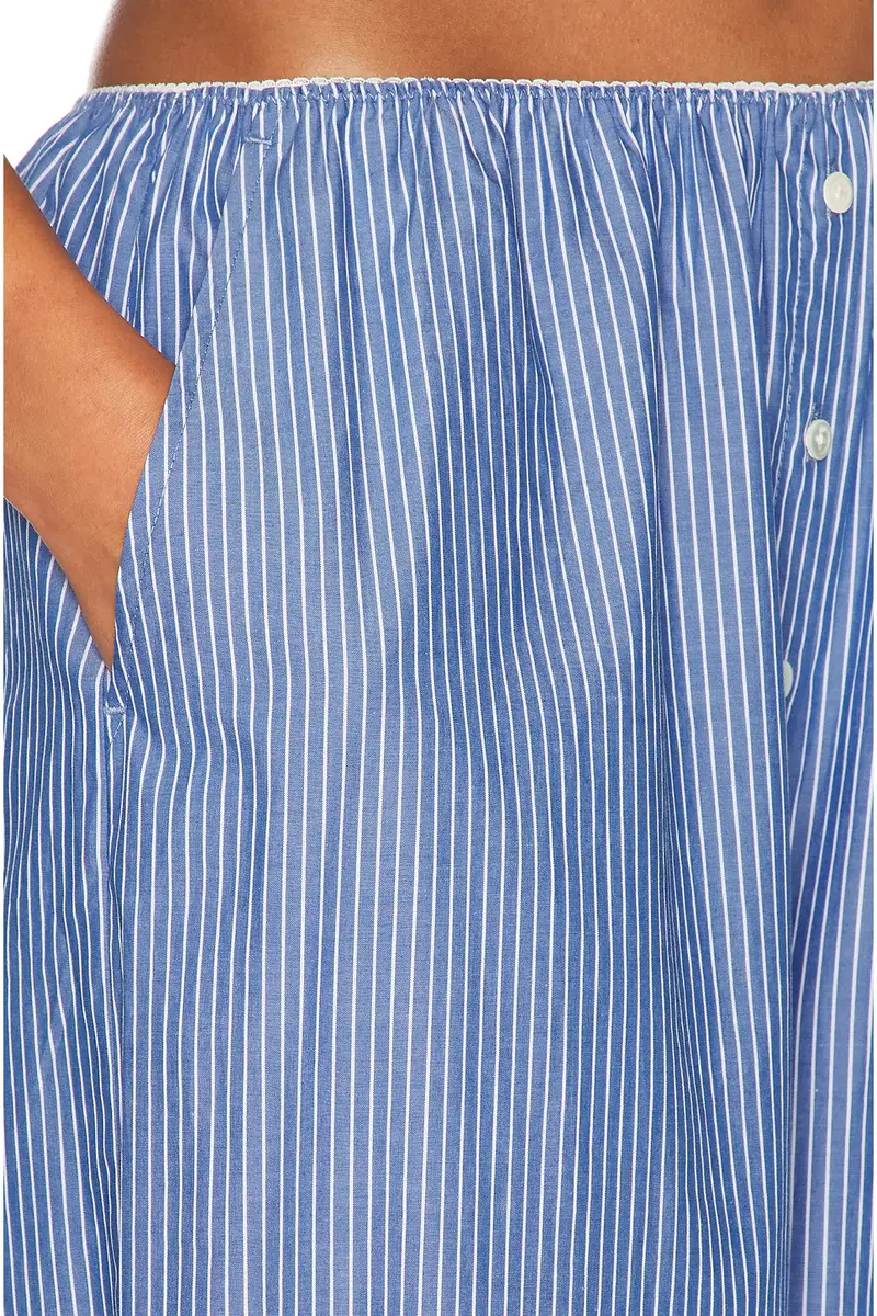 Helsa Pinstripe Poplin House Pants | Thumbnail 6