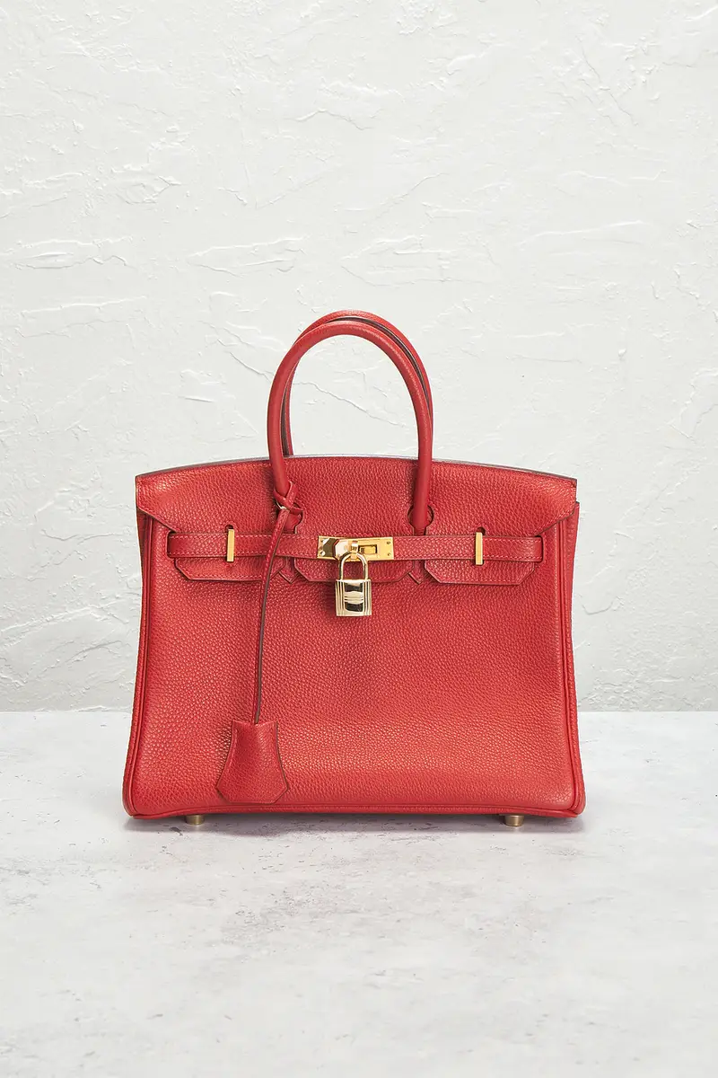 HERMÈS Hermes Togo Birkin 25 Retourne Handbag | Thumbnail 2