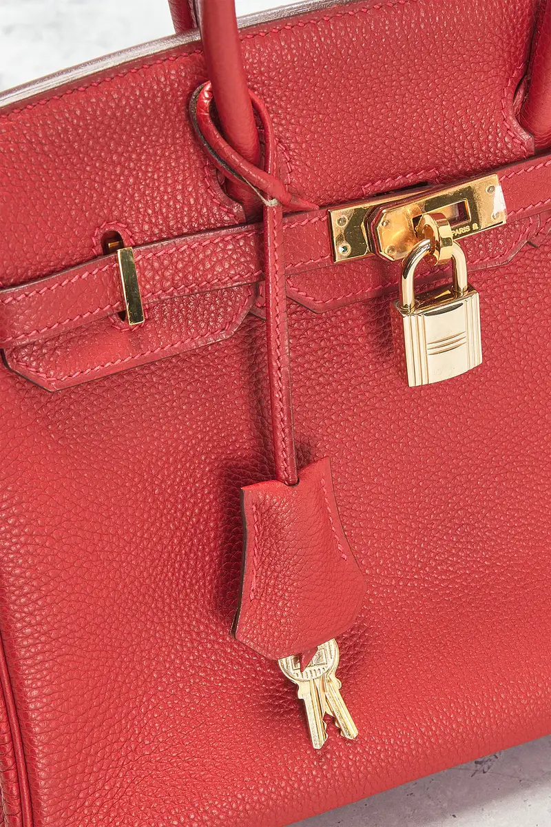 HERMÈS Hermes Togo Birkin 25 Retourne Handbag | Thumbnail 7