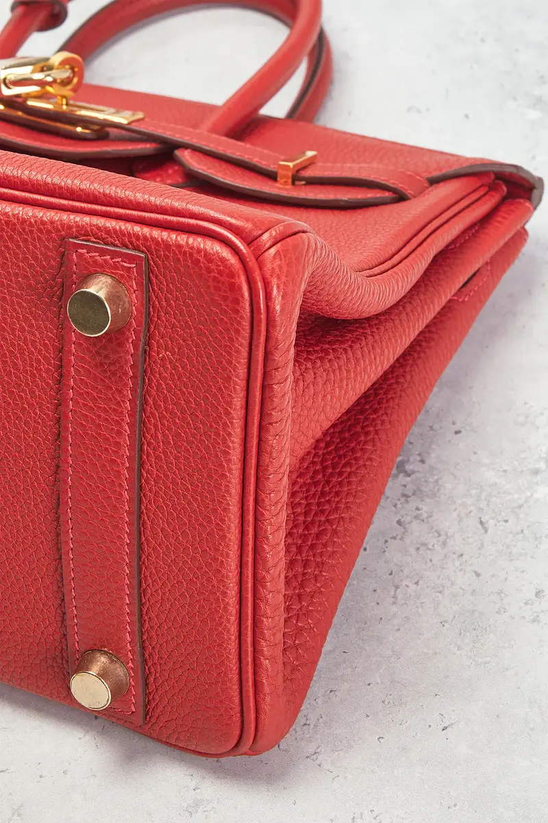 HERMÈS Hermes Togo Birkin 25 Retourne Handbag | Thumbnail 8