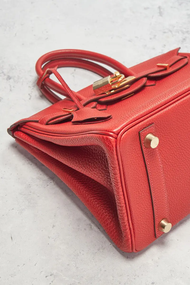 HERMÈS Hermes Togo Birkin 25 Retourne Handbag | Thumbnail 9
