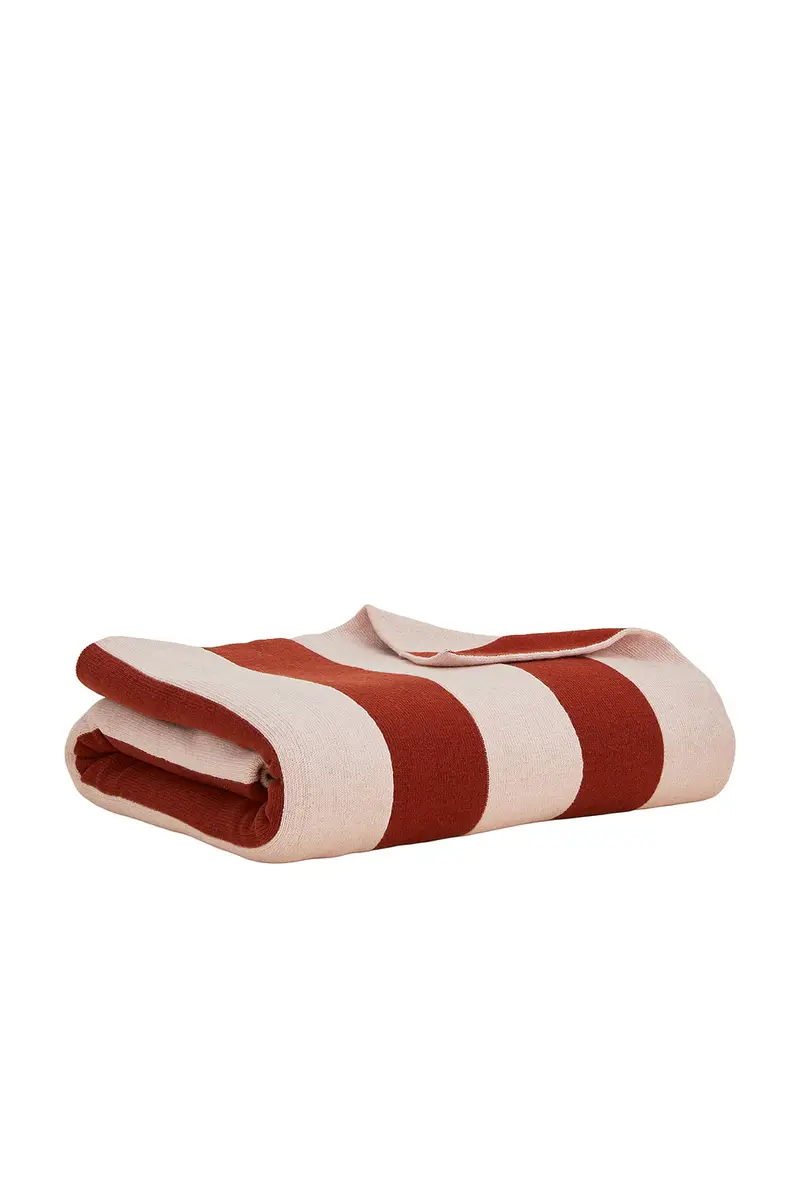 HAWKINS NEW YORK Simple Striped Throw Blanket | Thumbnail 2