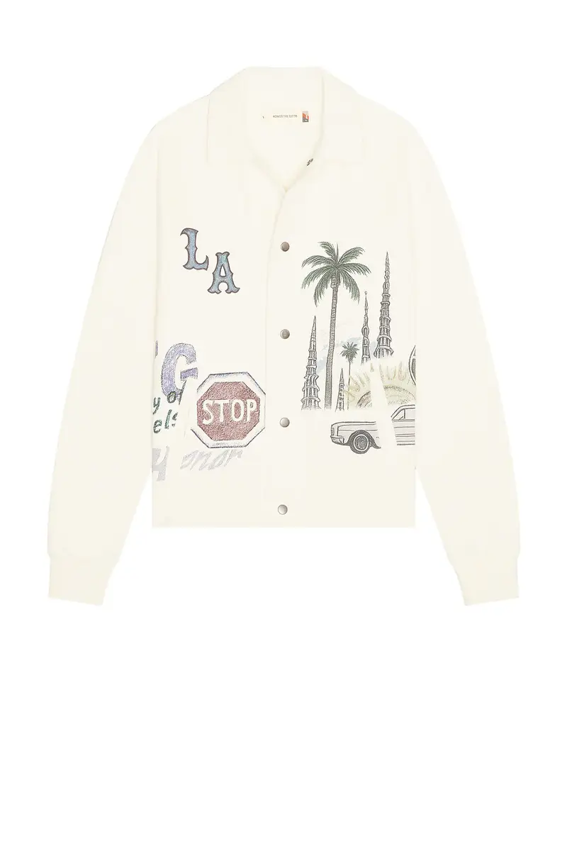 Honor The Gift All Over La Fleece Coaches Jacket | Thumbnail 4 Honor The Gift All Over La Fleece Coaches Jacket | Thumbnail 4