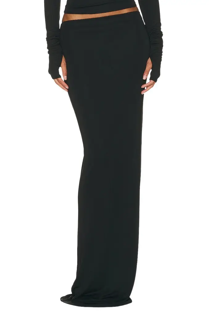 Helsa Matte Jersey Slim Skirt | Image 1 Helsa Matte Jersey Slim Skirt | Image 1