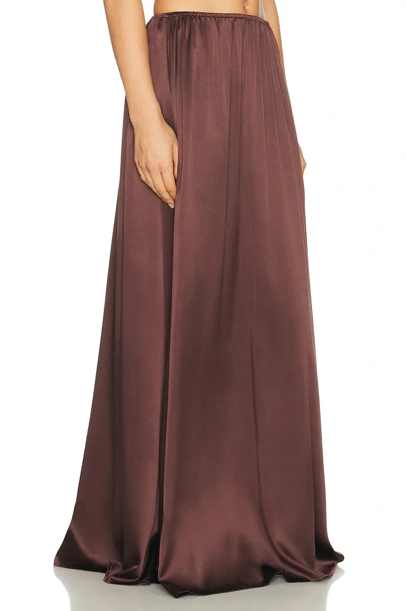 Helsa The Silk Charmeuse Maxi Skirt | Thumbnail 2