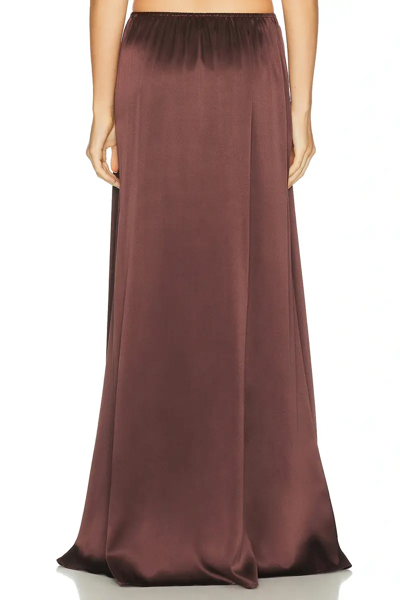 Helsa The Silk Charmeuse Maxi Skirt | Thumbnail 4