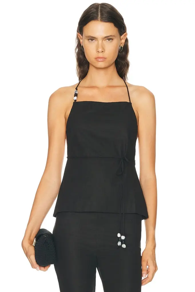 L'Academie Anaia Linen Top | Image 1 L'Academie Anaia Linen Top | Image 1