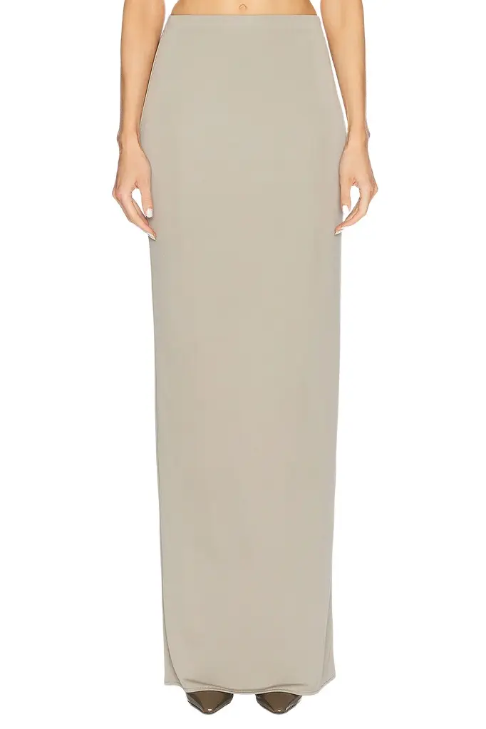 Helsa Matte Jersey Slim Skirt