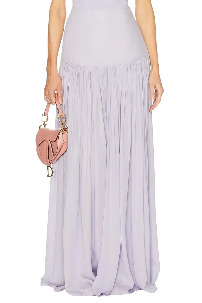 Helsa Diaphanous Maxi Skirt