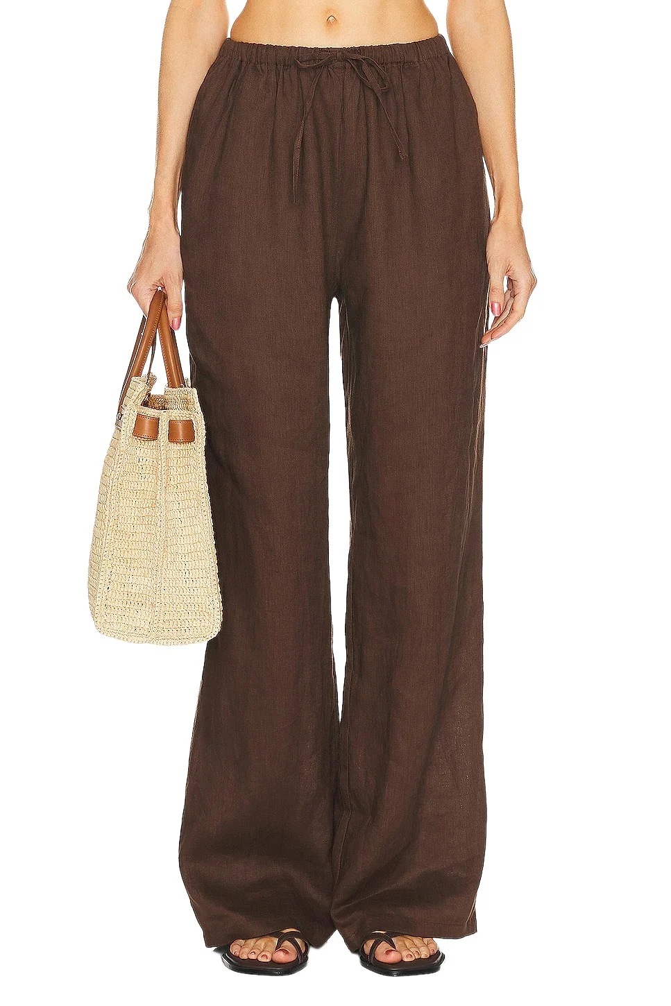Aexae Linen Drawstring Trouser