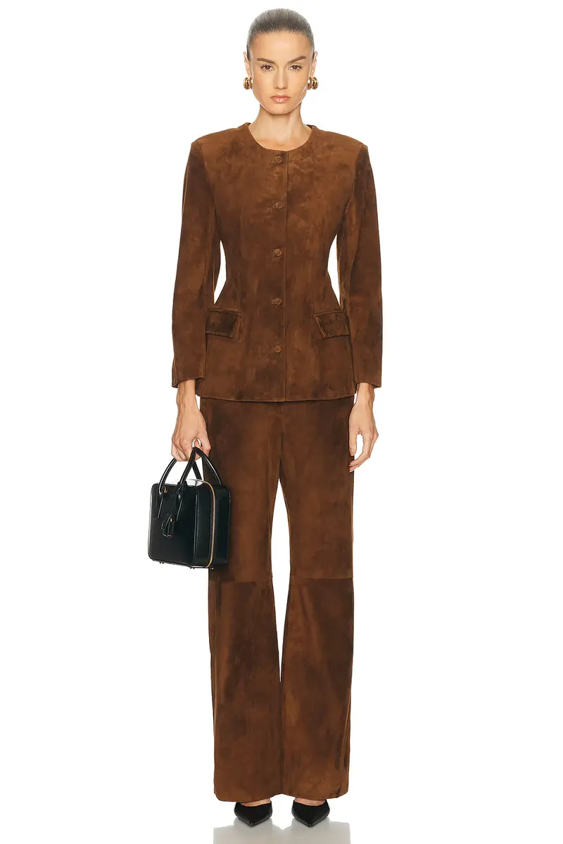 Aexae Leather Suede Straight Leg Pant | Thumbnail 5 Aexae Leather Suede Straight Leg Pant | Thumbnail 5