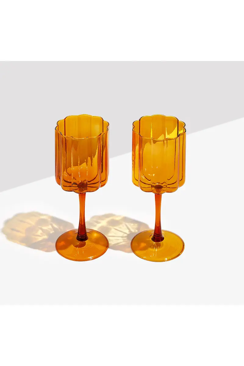 FAZEEK Wave Wine Glasses Set of 2 | Thumbnail 2 FAZEEK Wave Wine Glasses Set of 2 | Thumbnail 2