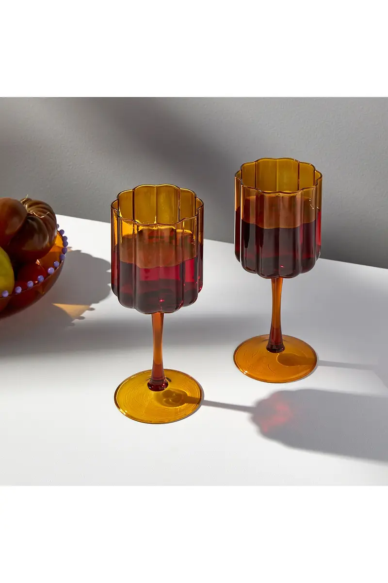 FAZEEK Wave Wine Glasses Set of 2 | Thumbnail 3 FAZEEK Wave Wine Glasses Set of 2 | Thumbnail 3