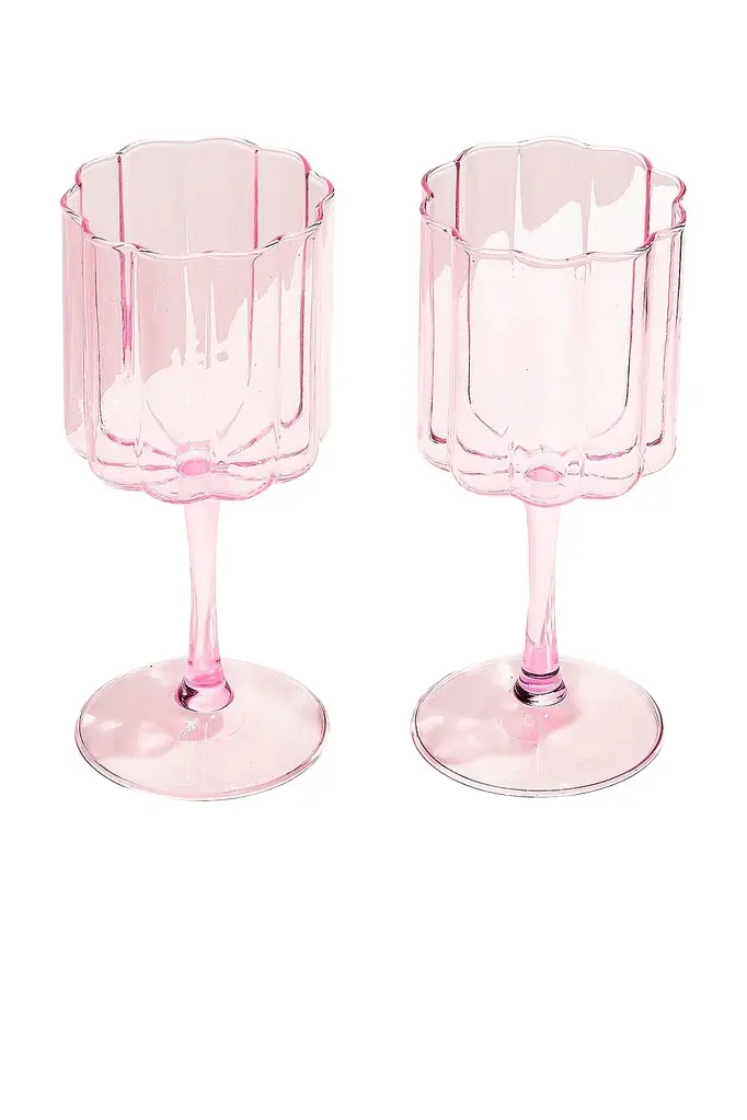 FAZEEK Wave Wine Glasses Set of 2