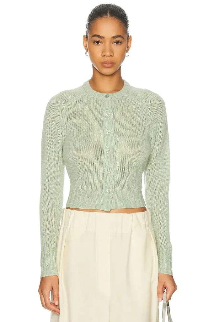 RE/DONE Slim Cashmere Cardigan | Image 1 RE/DONE Slim Cashmere Cardigan | Image 1