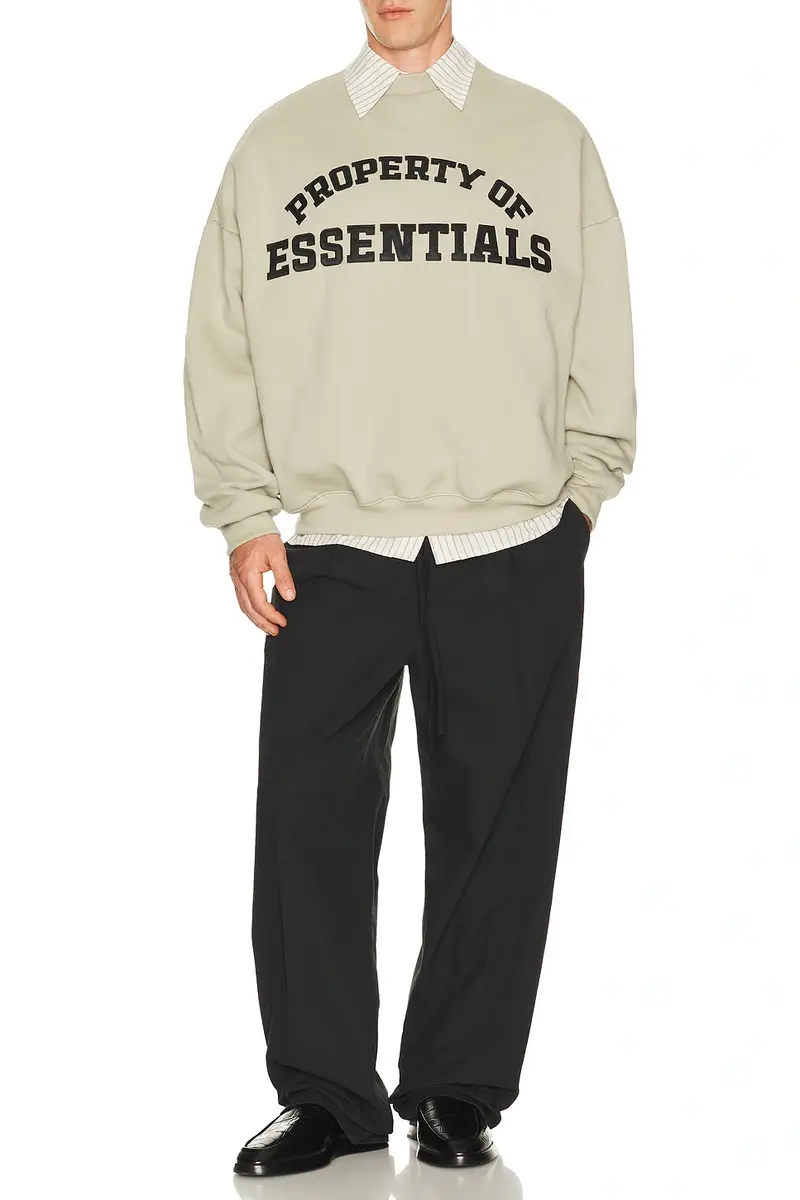 Fear of God Essentials Property Lounge Crewneck Sweatshirt | Thumbnail 3 Fear of God Essentials Property Lounge Crewneck Sweatshirt | Thumbnail 3