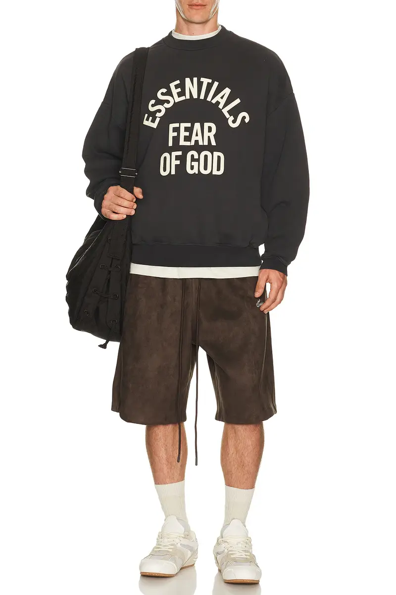 Fear of God Essentials Campus 90's Crewneck Sweatshirt | Thumbnail 3 Fear of God Essentials Campus 90's Crewneck Sweatshirt | Thumbnail 3