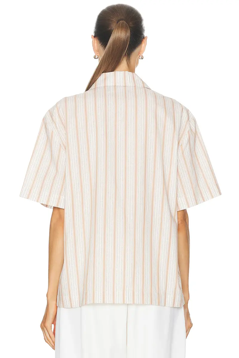 WAO Textured Stripe Camp Shirt | Thumbnail 3