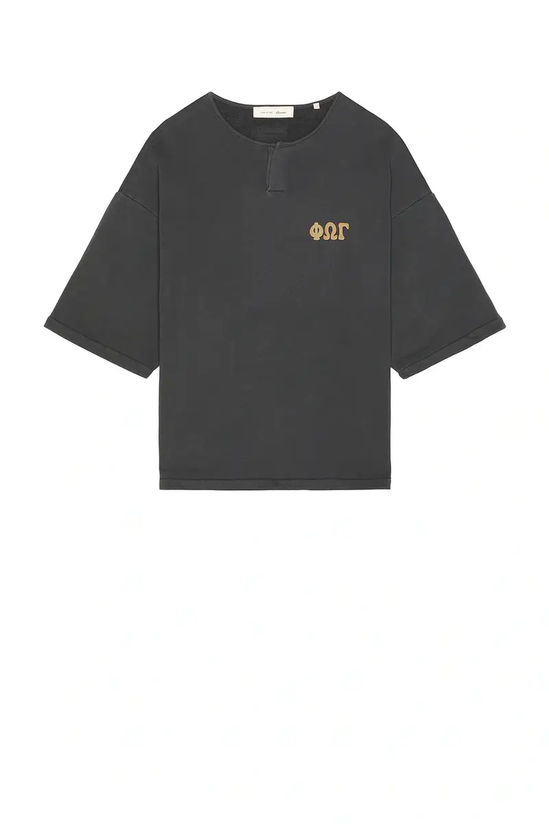 Fear of God Essentials 3/4 Henley Sweatshirt | Thumbnail 4 Fear of God Essentials 3/4 Henley Sweatshirt | Thumbnail 4