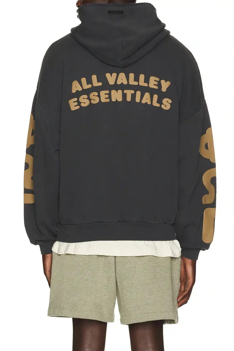 Fear of God Essentials 90's Zip-Up Hoodie | Thumbnail 3 Fear of God Essentials 90's Zip-Up Hoodie | Thumbnail 3