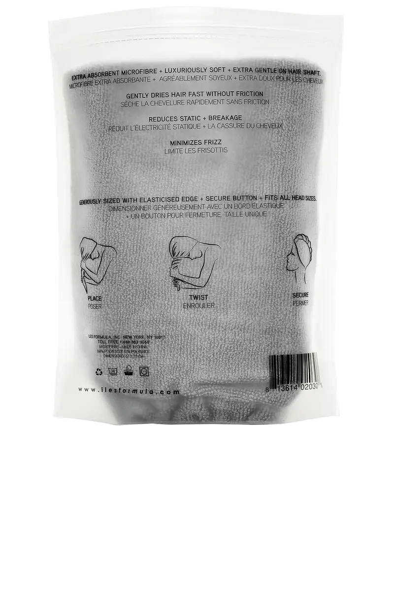 Iles Formula Signature Hair Turban Towel | Thumbnail 2