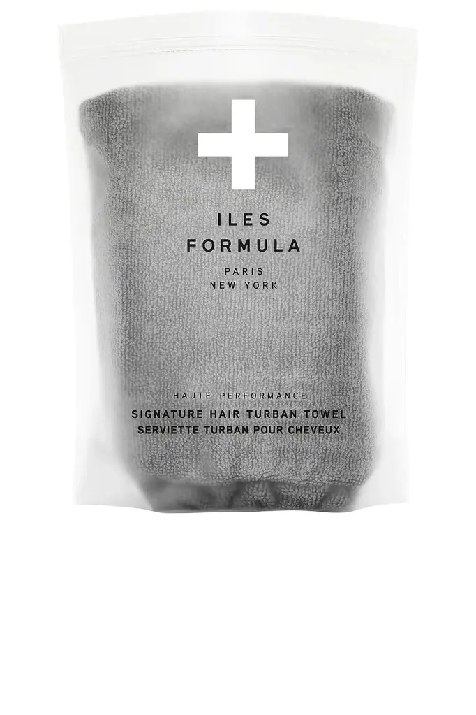Iles Formula Signature Hair Turban Towel | Image 1 Iles Formula Signature Hair Turban Towel | Image 1