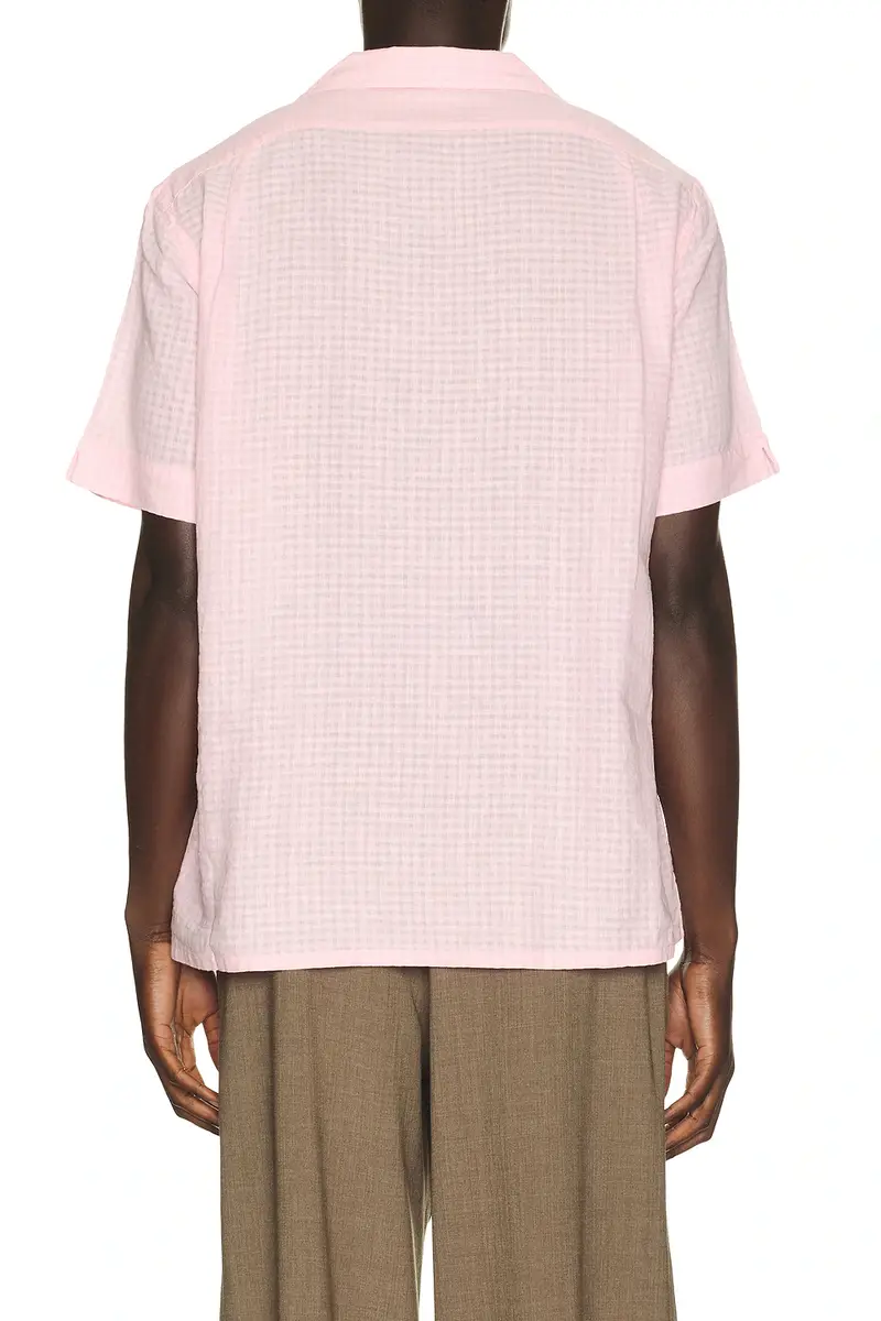 Polo Ralph Lauren Short Sleeve Seersucker Linen Andy Camp Shirt | Thumbnail 2 Polo Ralph Lauren Short Sleeve Seersucker Linen Andy Camp Shirt | Thumbnail 2