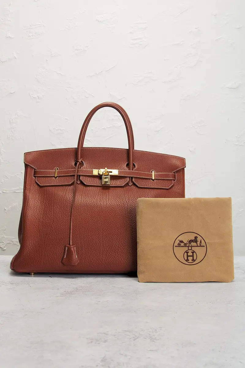 HERMÈS Hermes Togo Birkin 40 Retourne Handbag | Thumbnail 10 HERMÈS Hermes Togo Birkin 40 Retourne Handbag | Thumbnail 10
