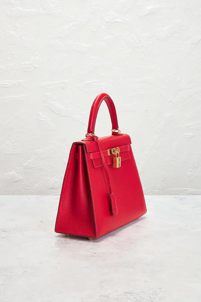 HERMÈS Hermes Veau Epsom Kelly 25 Handbag | Thumbnail 4