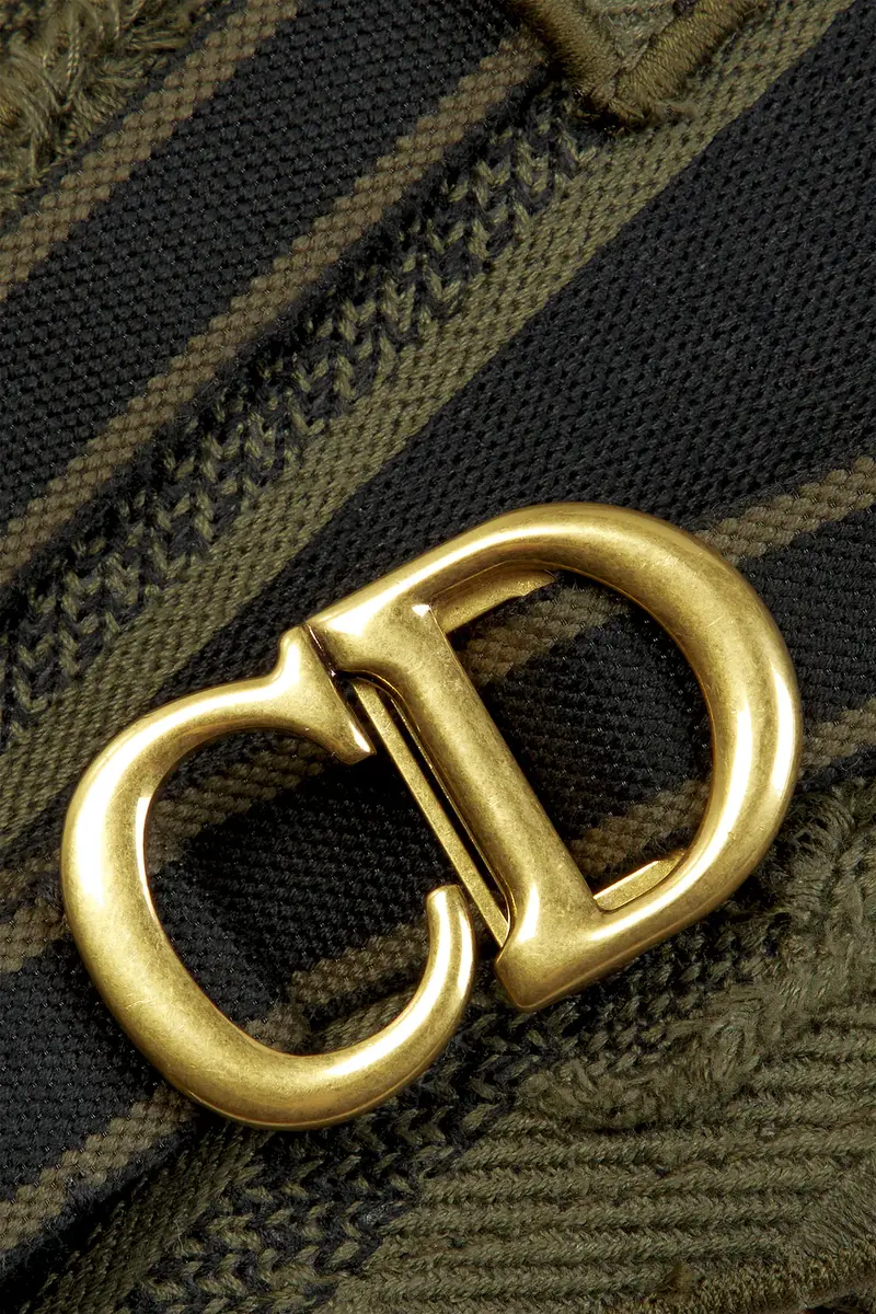 Dior Dior Embroidered Camouflage Saddle Belt Bag | Thumbnail 7