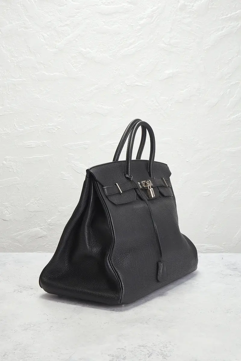 HERMÈS Hermes Fjord Birkin 40 Handbag | Thumbnail 4 HERMÈS Hermes Fjord Birkin 40 Handbag | Thumbnail 4