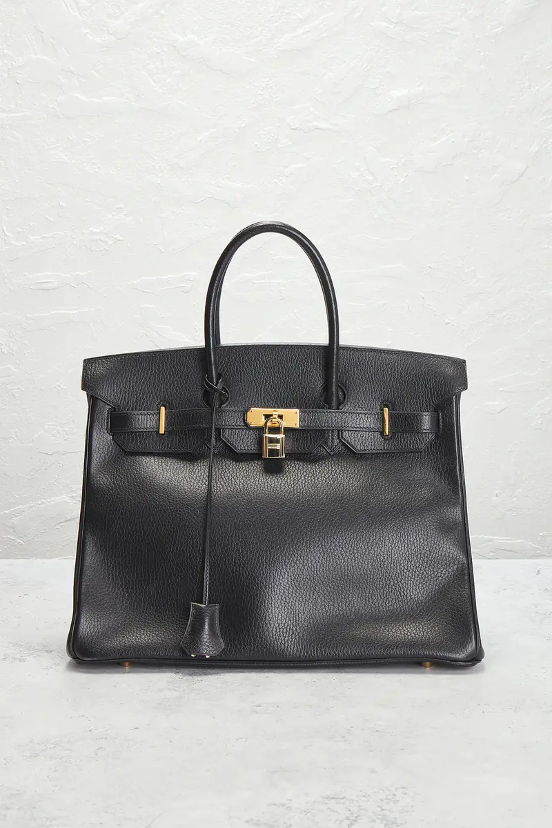 HERMÈS Hermes 1996 Ardennes Birkin 35 Retourne Handbag | Thumbnail 2 HERMÈS Hermes 1996 Ardennes Birkin 35 Retourne Handbag | Thumbnail 2